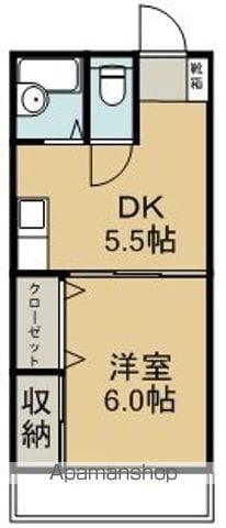 武田ハイツA(1DK/4階)の間取り写真