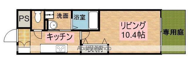 スマイルⅡ番館(1K/1階)の間取り写真