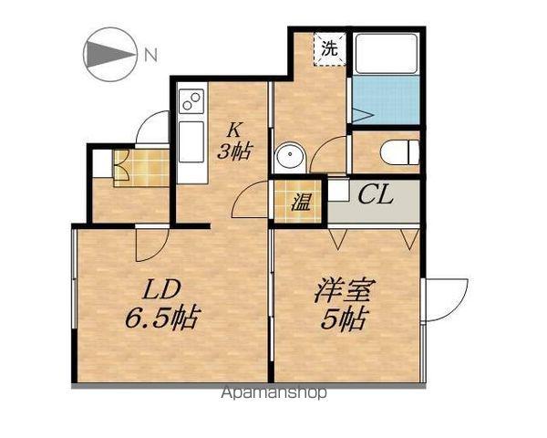 PLACE3(1LDK/1階)の間取り写真