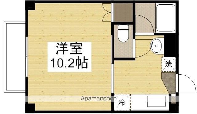 バウエルエスポワール(1K/3階)の間取り写真
