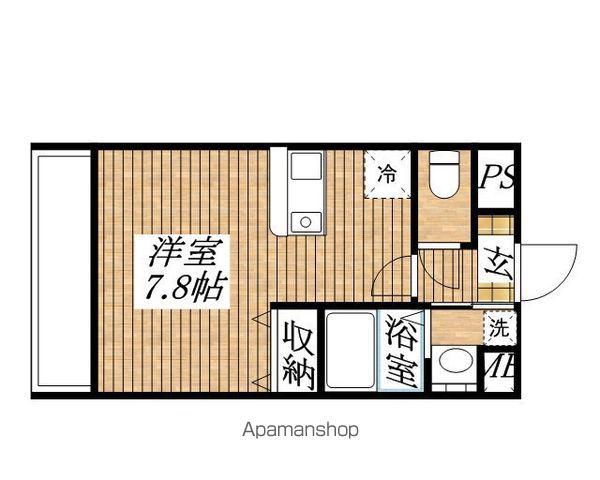 第2浜仲ビル(ワンルーム/5階)の間取り写真