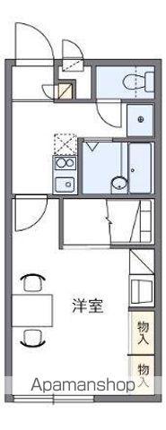 レオパレスKIRAKU(1K/2階)の間取り写真