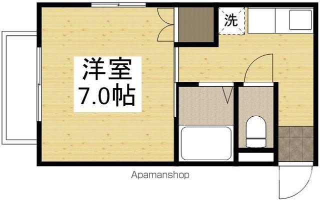 ラフィーネ(1K/3階)の間取り写真