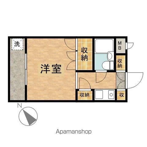エトワール久喜(1K/2階)の間取り写真