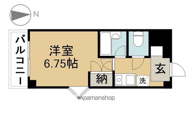 グレイス国府宮(1K/2階)の間取り写真