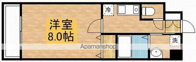 レジデンシャルビュー吉祥寺(1K/5階)の間取り写真