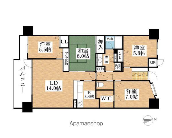 メイツ江南(4LDK/2階)の間取り写真