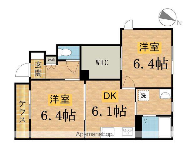 サンシャイン・エスⅡ(2DK/1階)の間取り写真