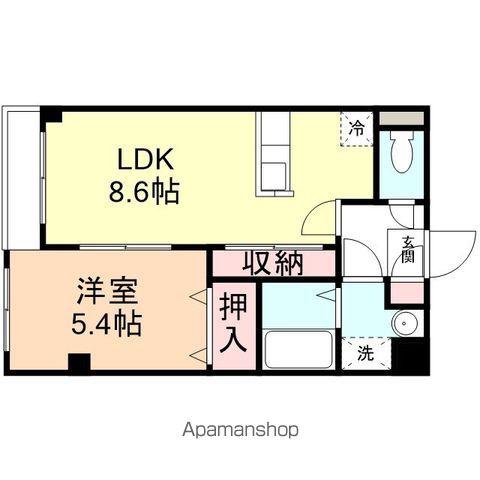 コーセーコーポⅠ(1LDK/1階)の間取り写真