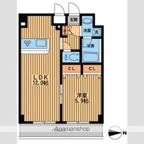 プライムアーバン中野上高田(1LDK/3階)の間取り写真