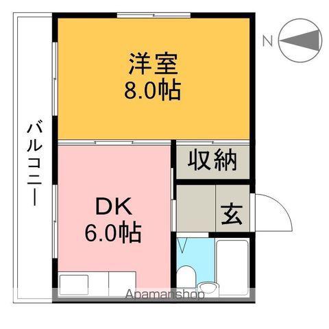 五常NO.3(1DK/3階)の間取り写真