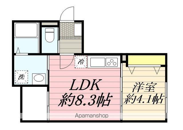 T-REGNOBSF-GAIA(1LDK/3階)の間取り写真