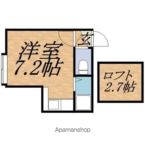 ハイムGITZO(ワンルーム/2階)の間取り写真