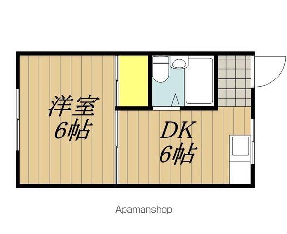 ハイツN(1DK/1階)の間取り写真