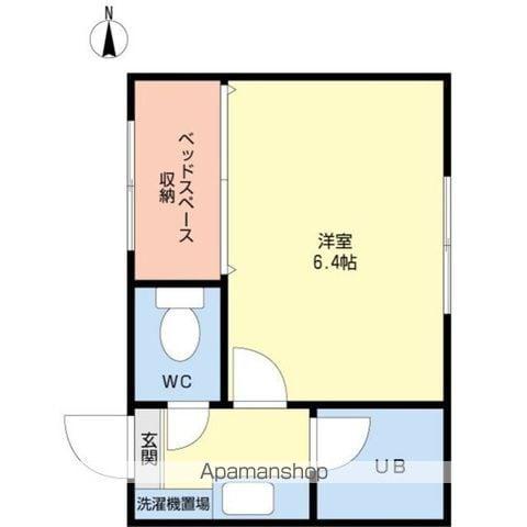 扶桑館第一フソウハイムⅠ(1K/2階)の間取り写真