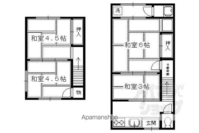修学院坪江町(4K)の間取り写真