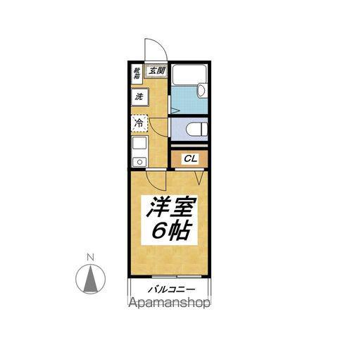 雅ハイム石神井公園(1K/2階)の間取り写真