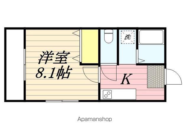グランパル有玉(1K/2階)の間取り写真