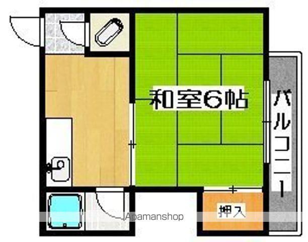 光ハイツ(1K/3階)の間取り写真