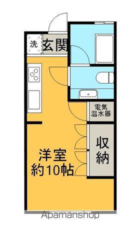 メゾン フローリア(ワンルーム/1階)の間取り写真