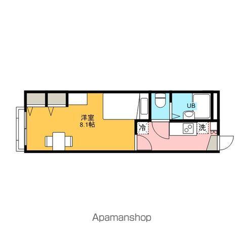 レオパレス西条(1K/2階)の間取り写真