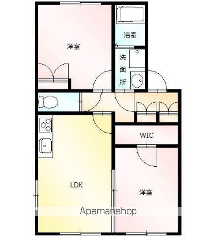 レガシィ(2LDK/1階)の間取り写真