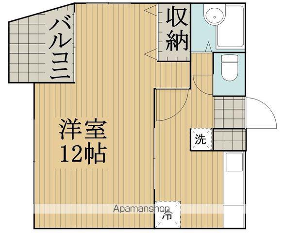 LE CORBUSIER旧船越ハイツ(1K/3階)の間取り写真