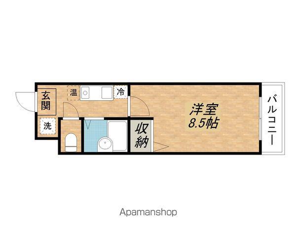 プリオールZEN弐番館(1K/5階)の間取り写真