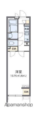 クレイノRIVER CITY(1K/3階)の間取り写真