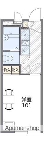 レオパレスルミエール(1K/1階)の間取り写真
