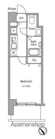 ラクラス福島野田(1K/2階)の間取り写真