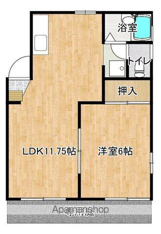 フォーブルマーサA棟・B棟(1LDK/1階)の間取り写真