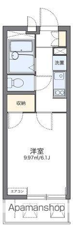 レオパレスヴィラ白金(1K/3階)の間取り写真