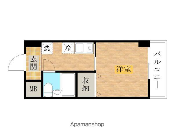 T.B.Kビル(1K/5階)の間取り写真