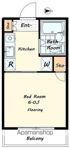 イーグル駒場マンション(1K/3階)の間取り写真
