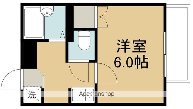 テラス苦竹(1K/5階)の間取り写真