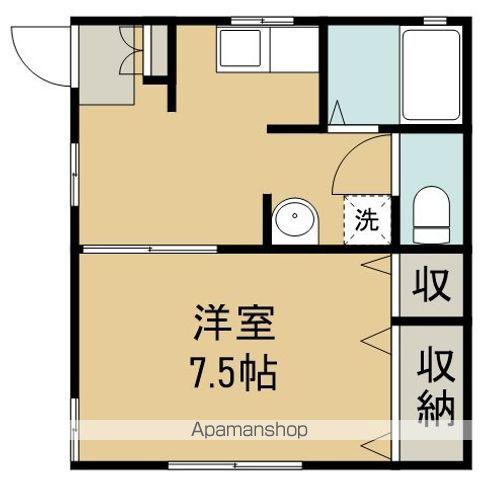 センチュリー155(1K/2階)の間取り写真