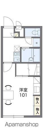 レオパレス与奈泉(1K/2階)の間取り写真