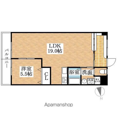セブンビル丸協(1LDK/3階)の間取り写真