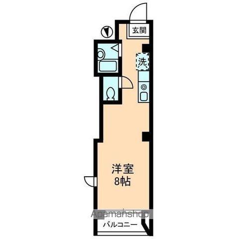 宮崎ビル(ワンルーム/3階)の間取り写真