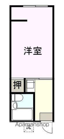 第一文京ハイツ(1K/1階)の間取り写真