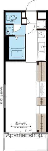 AIRA高蔵寺(1K/3階)の間取り写真