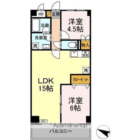 YS習志野台 4階階 間取り