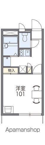 レオパレスNAZUKA(1K/2階)の間取り写真