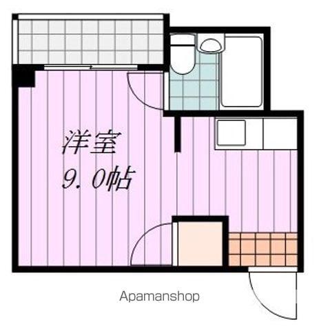 永井城北マンション(ワンルーム/2階)の間取り写真