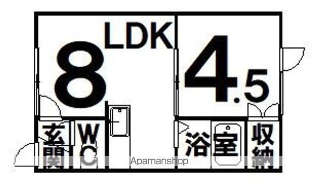 コーポOTK(1LDK/2階)の間取り写真