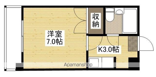 第2古田ビル(1K/3階)の間取り写真