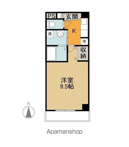 DORFこんどう(1K/2階)の間取り写真