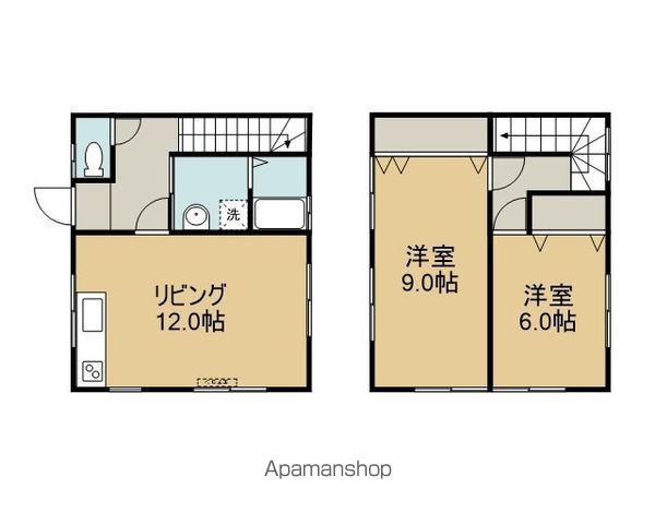 トム大門先(2LDK/1階)の間取り写真