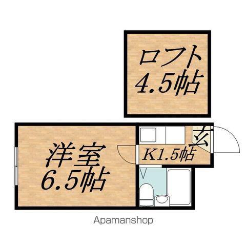 グランドピア12(1K/3階)の間取り写真
